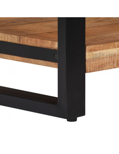 Tavolino da Caffè 60x60x40 cm in Legno Massello di Acacia