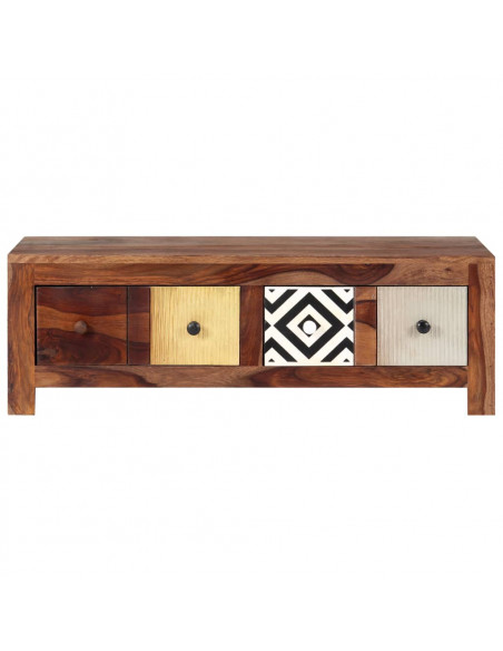 Tavolino da Salotto 90x50x30 cm in Legno Massello di Sheesham