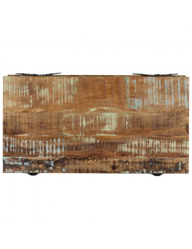 Tavolino da Salotto 115x60x40 cm in Legno Massello di Recupero