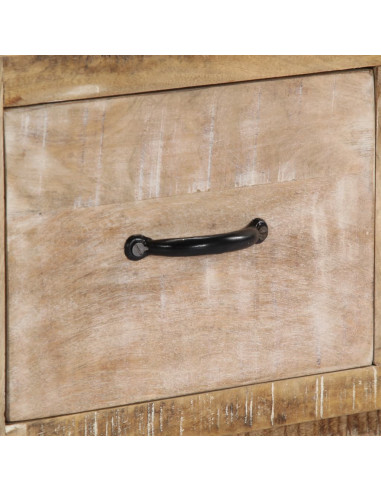 Tavolino da Salotto 90x60x30 cm in Legno Massello di Mango