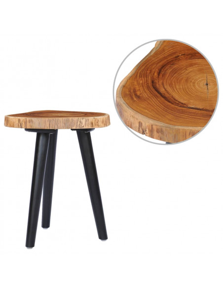 Tavolino da Caffè 40x45 cm in Massello di Teak