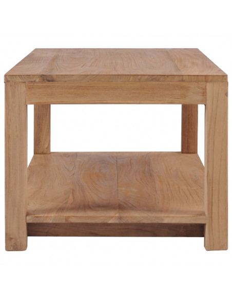 Tavolino da Salotto 100x50x40 cm in Legno Massello di Teak