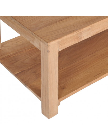 Tavolino da Salotto 100x50x40 cm in Legno Massello di Teak