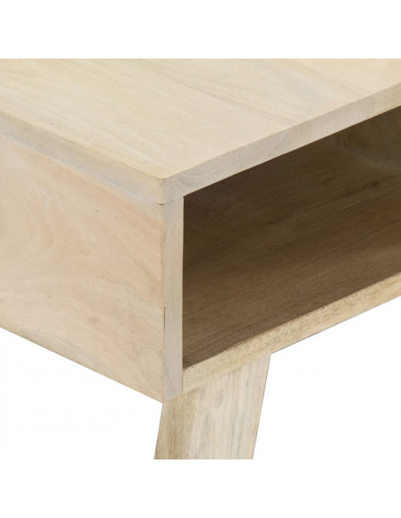 Tavolino da Caffè 100x60x40 cm in Legno Massello di Mango