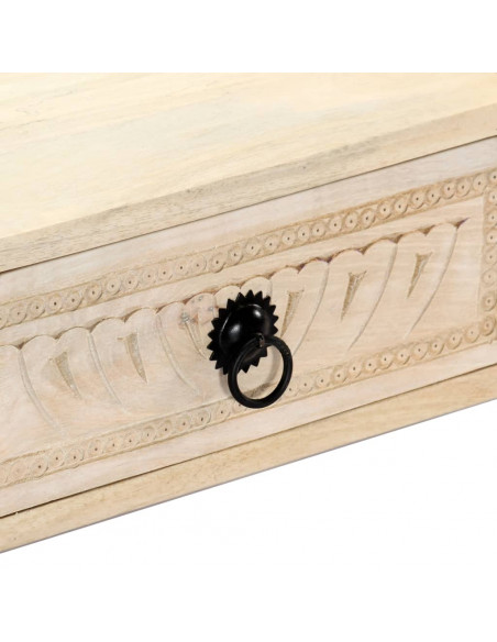 Tavolino da Caffè 100x60x40 cm in Legno Massello di Mango