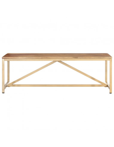 Tavolino da Caffè 120x60x40 cm in Legno Massello di Sheesham