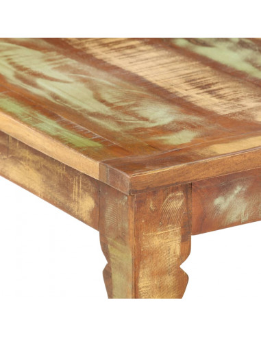 Tavolino da Caffè 110x50x40 cm in Legno Massello di Recupero