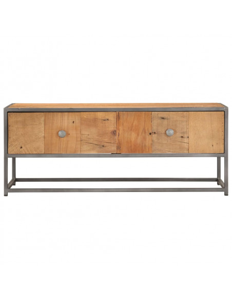 Tavolino da Caffè 90x50x35 cm in Legno Massello di Recupero