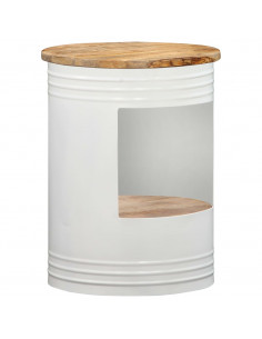 Tavolino da Caffè 43x55 cm in Legno Massello di Mango 2