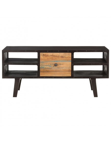 Tavolino da Caffè 100x50x45 cm in Legno Massello di Recupero