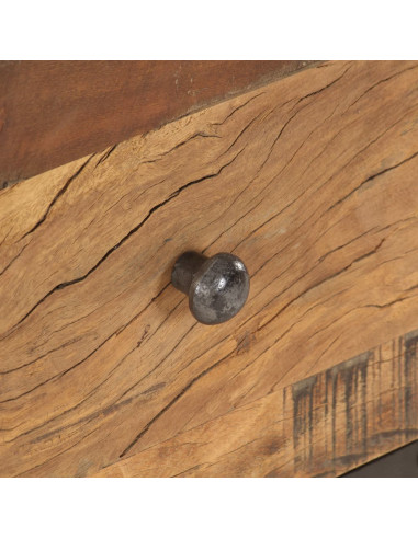 Tavolino da Caffè 100x50x45 cm in Legno Massello di Recupero