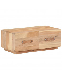 Tavolino da Caffè 90x50x35 cm in Legno Massello di Recupero 2