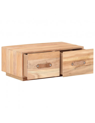 Tavolino da Caffè 90x50x35 cm in Legno Massello di Recupero