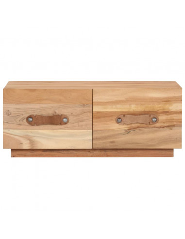 Tavolino da Caffè 90x50x35 cm in Legno Massello di Recupero