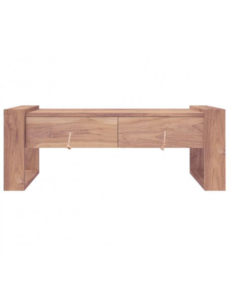 Tavolino da Caffè 110x60x40 cm in Legno Massello di Teak