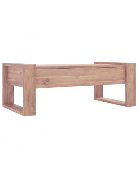 Tavolino da Salotto 110x60x40 cm in Legno Massello di Teak