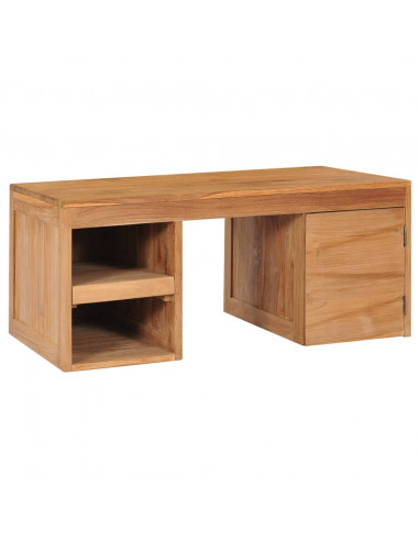 Tavolino da Caffè 90x50x40 cm in Legno Massello di Teak