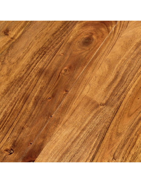 Tavolino da Salotto 65x65x32 cm in Legno Massello d'Acacia