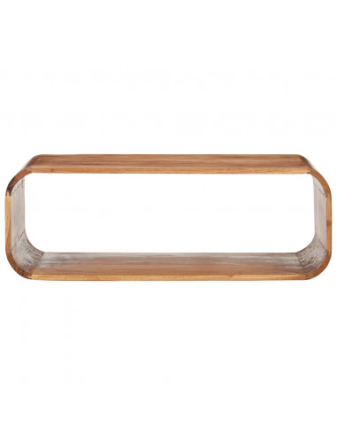 Tavolino da Salotto 90x50x30 cm in Legno Massello d'Acacia