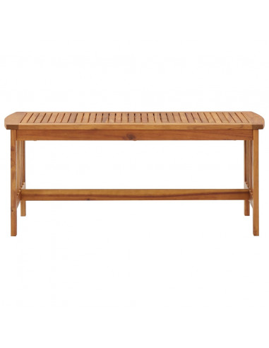 Tavolino da Caffè 102x50x43 cm in Legno Massello di Acacia