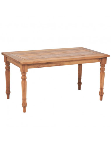 Tavolino Batavia in Legno di Teak 90x50x45 cm