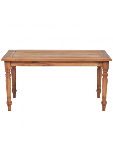 Tavolino Batavia in Legno di Teak 90x50x45 cm