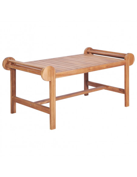 Tavolino da Caffè 100x50x45 cm in Massello di Teak