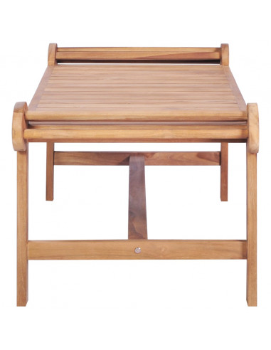 Tavolino da Caffè 100x50x45 cm in Massello di Teak