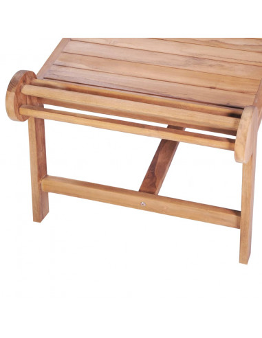 Tavolino da Caffè 100x50x45 cm in Massello di Teak