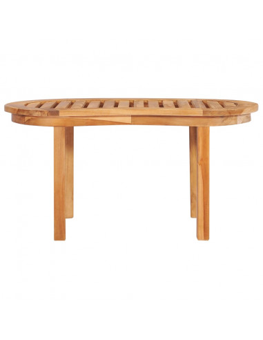 Tavolino da Caffè 90x50x45 cm in Legno Massello di Teak