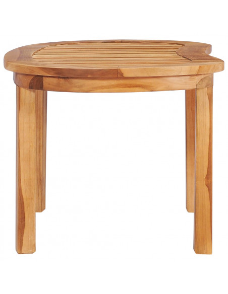 Tavolino da Caffè 90x50x45 cm in Legno Massello di Teak