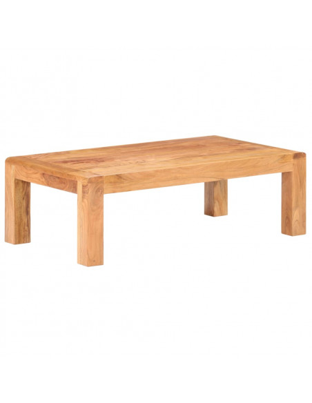 Tavolino da Salotto 110x60x35 cm Massello Acacia Finitura Miele