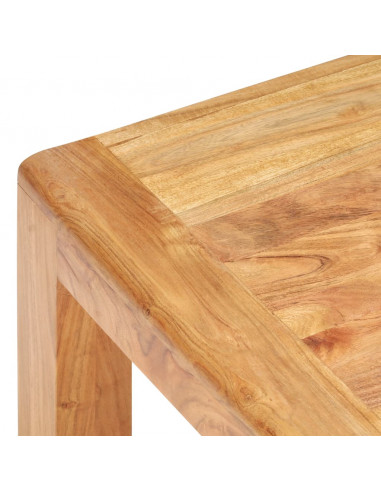 Tavolino da Salotto 110x60x35 cm Massello Acacia Finitura Miele