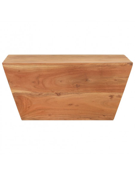 Tavolino da Caffè a Forma di V 66x66x30 cm in Legno di Acacia