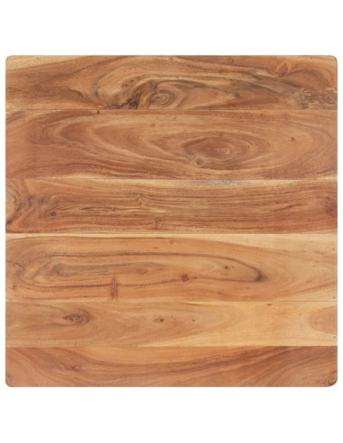 Tavolino da Caffè a Forma di V 66x66x30 cm in Legno di Acacia