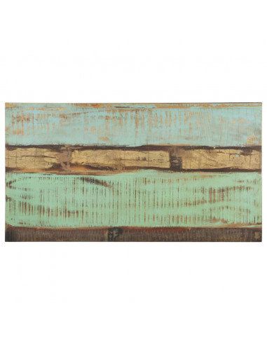 Tavolino da Salotto 110x60x35 cm in Legno Massello di Recupero