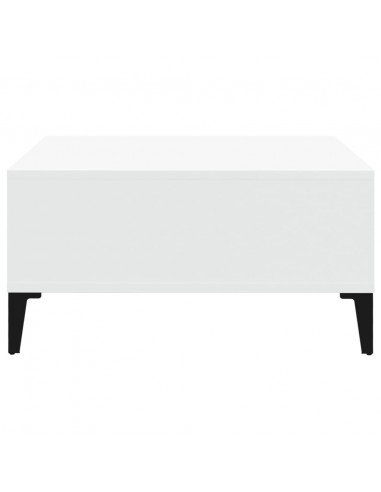 Tavolino da Salotto Bianco 60x60x30 cm in Legno Multistrato