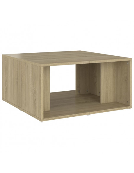 Tavolini Salotto 4pz Rovere Sonoma 33x33x33cm Legno Multistrato