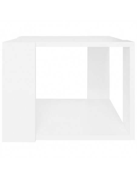 Tavolino da Salotto Bianco 40x40x30 cm in Legno Multistrato