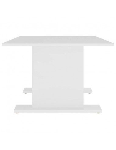 Tavolino da Salotto Bianco 103,5x60x40 cm in Legno Multistrato