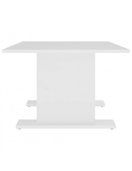 Tavolino da Salotto Bianco 103,5x60x40 cm in Legno Multistrato