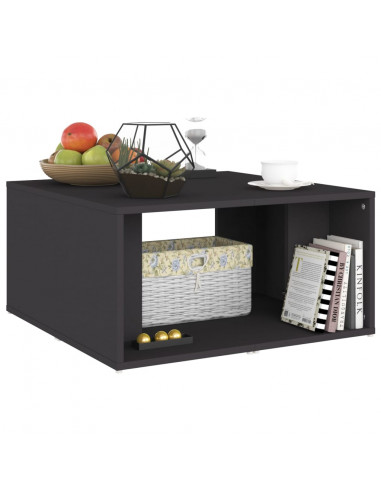 Tavolini da Salotto 4 pz Grigi 33x33x33 cm in Multistrato