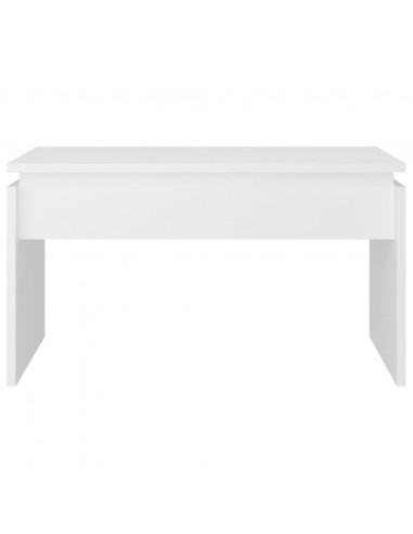 Tavolino da Salotto Bianco 68x50x38 cm Legno Multistrato