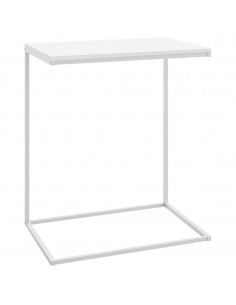 Tavolino da Salotto Bianco 55x35x66 cm in Legno Multistrato 2