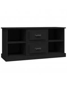 Mobile Porta TV Nero 99,5x35,5x48 cm in Legno Multistrato 2