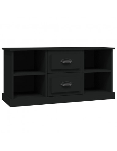 Mobile Porta TV Nero 99,5x35,5x48 cm in Legno Multistrato