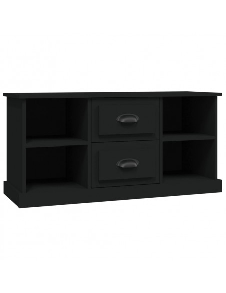 Mobile Porta TV Nero 99,5x35,5x48 cm in Legno Multistrato