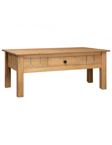 Tavolino da Caffè 100x60x45 cm in Pino Massello Panama Range