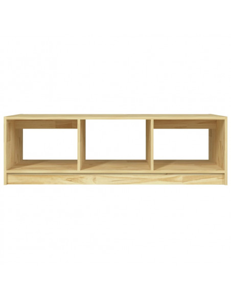 Tavolino da Salotto 110x50x34 cm Legno Massello di Pino