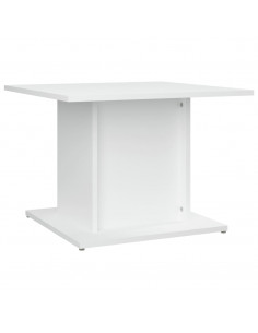 Tavolino da Salotto Bianco 55,5x55,5x40 cm in Truciolato 2